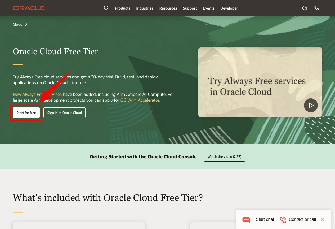 Hướng dẫn tạo server miễn phí bằng tài khoản Oracle Cloud 2021